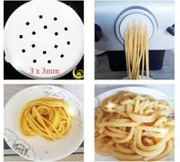 PASTADISC Udon Noodles Shape Disc Fit For Philips Automatic Pasta & Noodle Maker, Disc Compatible With Philips Pasta Maker Attachment Kitchen Appliance Maker Accessory (Udon Noodles4x3mm) (D06, 3x3mm)