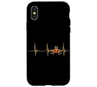 Pastafari Heartbeat EKG Puls Flying Spaghetti Monster FSM Case for iPhone X/XS
