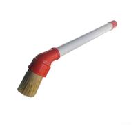 Paste Applicator Brush For Tire Changer Lube Lubrication Tool Angled Plastic Head Designed To Fit Between Bead And Rim For Car Truck Wheel Mounting And Demounting Service Black Color