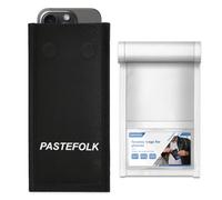 PasteFolk 2 Pack Faraday Bags for Phones & Car Keys - Magnetic Closure, Waterproof Phone Signal Blocking Pouch, Faraday Cages for Anti-Theft, Anti-Tracking, Anti-Hacking L