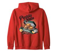 Pastéis de Nata Custard Tarts Food Art Portugal Traditional Zip Hoodie