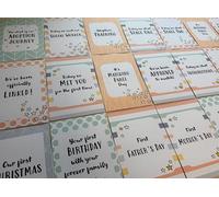 Pastel Adoption Milestone Cards, Adoption Journey Gender Neutral, LGBTQ+, Solo Adoptive Parents