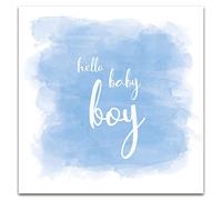 Pastel Baby Boy Congratulations Cards - Welcome & It's A Boy Greetings