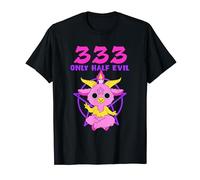 Pastel Baphomet Funny 333 Only Half Evil T-Shirt