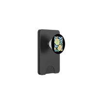 Pastel Bat Pumpkin Flower Halloween Enchantment Art PopSockets PopWallet for MagSafe