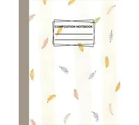 Pastel Bloom Lines for Everyday Notes: Elegant Botanical Composition Notebook | 7.5 x 9.25 Inches | 120 Wide-Ruled Lined Pages | Matte Finish Journal for Women, Work, Study & Daily Writing