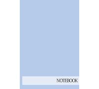 Pastel blue Notebook - 100 Lined Pages | Aesthetic 6x9 Journal for Notes, School, or Daily Writing: Aesthetic pastel bleu notebook with 100 lined ... thoughts. Minimal and elegant design.