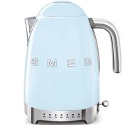 Smeg Klf04 50S Retro Kettle With Temperature Selector 1.7 Litre In Pale Blue Pale Blue