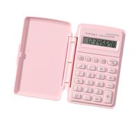 Pastel Blue Student Calculator 8-Digit, Lightweight Anti-Slip Buttons & Scratch-Proof Cover Pastel Student Calculator Cover Pocket Up Math Tool School Scientific Basic Lid Clamshell Small Math Tool