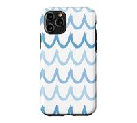 Pastel Blue Waves Ocean Lover Surfing Surf Summer Vibes Case for iPhone 11 Pro