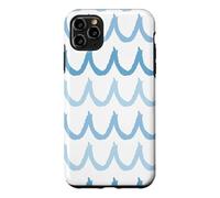 Pastel Blue Waves Ocean Lover Surfing Surf Summer Vibes Case for iPhone 11 Pro Max