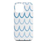 Pastel Blue Waves Ocean Lover Surfing Surf Summer Vibes Case for iPhone 13 Pro Max