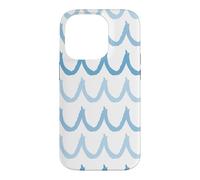 Pastel Blue Waves Ocean Lover Surfing Surf Summer Vibes Case for iPhone 14 Pro