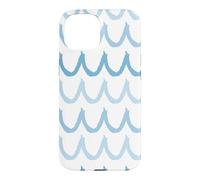 Pastel Blue Waves Ocean Lover Surfing Surf Summer Vibes Case for iPhone 15