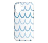 Pastel Blue Waves Ocean Lover Surfing Surf Summer Vibes Case for iPhone 16