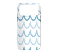 Pastel Blue Waves Ocean Lover Surfing Surf Summer Vibes Case for iPhone 17 Pro Max