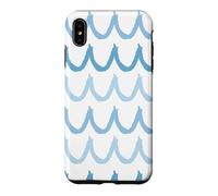 Pastel Blue Waves Ocean Lover Surfing Surf Summer Vibes Case for iPhone XS Max