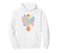 Pastel Botanical Bouquet Cottagecore Boho Spring Floral Gift Pullover Hoodie
