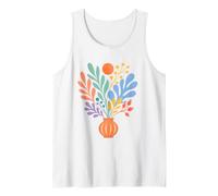 Pastel Botanical Bouquet Cottagecore Boho Spring Floral Gift Tank Top