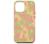 Pastel Camo Pattern in Pink, Green and Tan Case for iPhone 12 Pro Max