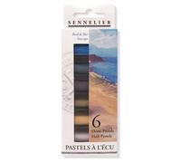 Sennelier Soft Pastel Half Stick Set – Seaside – 6 Half Pastels