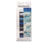 Pastel case - 6 Half Pastels - Summer Sky
