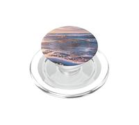 Pastel Coastal Waves Dreamscape Art PopSockets PopGrip for MagSafe