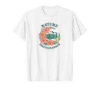 Pastel Color Flowers Nature Photographer Love Photography T-Shirt