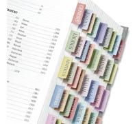Pastel Colour Block Bible Tabs for Study, 90PCS Pre-Printed & Blank Index Tabs with Guide, Self-Adhesive Scripture Book Markers for Easy Navigation, "Trust in the Lord" Design
