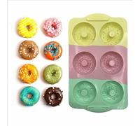 Pastel Colour Silicone Designer Mould Tray - Baking, Cooking, Freezing, Muffins, Cupcakes, Sponge Cake, Jelly, Chocolate, Sweets, Candies, Desserts, Savouries, Ice, Unique, Non-Stick, Dishwasher Safe