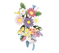 Pastel Colour Wild Flower Sugar Spray - 180 x 130mm