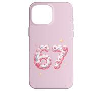 Pastel Cute 67 Kawaii Clouds Valentine's Day Girls Humor Case for iPhone 16 Pro Max