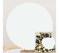 Pastel CyanRound Backdrop Solid Pastel CyanCircle Background Cover 6x6ft Birthday Party Decor Photography Background for Baby Shower Bridal Baptism Cake Table Banner