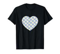 Pastel Daisy Dreams Baby Blue Cute Flowers Floral Pattern T-Shirt