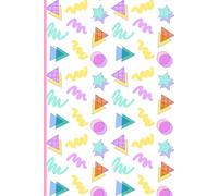 Pastel Doodle Vibes Notebook: Cute 6" x 9" Ruled Journal | 120 Pages | Vibrant Geometric & Scribble Pattern | Perfect for Girls, Students, and Creatives