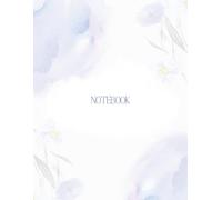 Pastel Dream Floral Dotted Notebook: Large 8.5 x 11 Aesthetic Pink & Lilac Watercolor Journal for Girls and Students