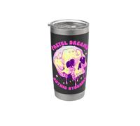 Pastel Dreams, Gothic Streams Goth Enthusiasts Stainless Steel Insulated Tumbler