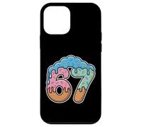 Pastel Dripping Ice Cream 67 Sprinkles Waffle Cone Case for iPhone 12 mini