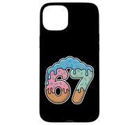 Pastel Dripping Ice Cream 67 Sprinkles Waffle Cone Case for iPhone 15 Plus