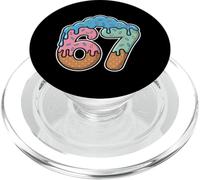 Pastel Dripping Ice Cream 67 Sprinkles Waffle Cone PopSockets PopGrip for MagSafe