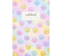 Pastel Emoji Notebook for School, Notes & Ideas: Cute pastel notebook with smiley emojis - perfect for school, journaling and everyday notes - 110-page squared notebook, 6x9 format, matte cover