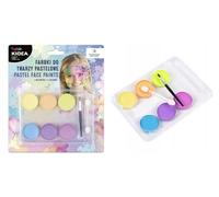 PASTEL FACE PAINT 6 COLORS KIDEA