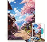 Pastel Fuji Mountain 1000 Pieces Jigsaw Puzzles for Adults Strong Logic Toy Relaxing Fun Clear Edge Memorable Gift (38x52cm)