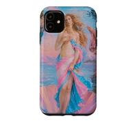 Pastel Goddess Art Trans Pride Painting Case for iPhone 11