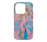 Pastel Goddess Art Trans Pride Painting Case for iPhone 14 Pro