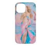 Pastel Goddess Art Trans Pride Painting Case for iPhone 15
