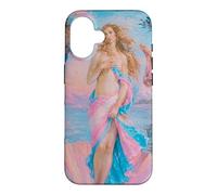 Pastel Goddess Art Trans Pride Painting Case for iPhone 16