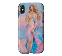 Pastel Goddess Art Trans Pride Painting Case for iPhone X/XS
