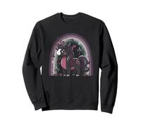 Pastel Goth Aesthetic Unicorn Kawaii Gothic Pony Sweatshirt