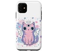 Pastel Goth Angel Cat Third Eye Wings Hearts Surreal Dreamy Case for iPhone 11